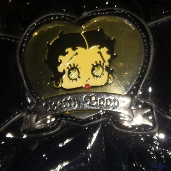 Black shiny BETTY BOOP bag - Picture 8 of 8